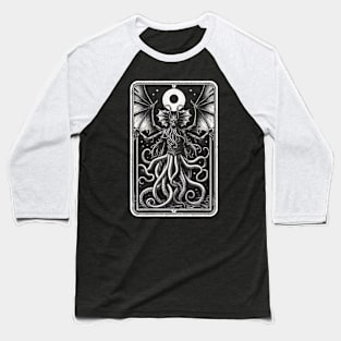 Cosmic Horror Tarot Baseball T-Shirt